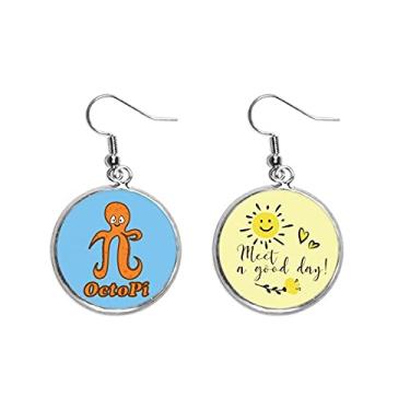 Imagem de Brinco Matemático Pi Polvo Orelha Brinco Flor Sol Joias Moda