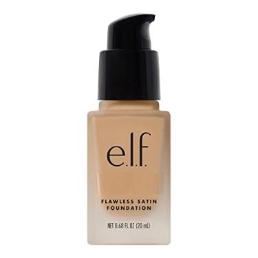 Imagem de elf Flawless Finish Foundation, cobertura leve e média, acabamento semi-fosco, baunilha, 0,68 Onça Líquida(20mL)