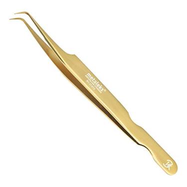 Imagem de Best Professional Tweezers for Eyelash Extension - 90C Angular Tip Tweezers - Hand Crafted Japanese Stainless Steel Precision Tweezers