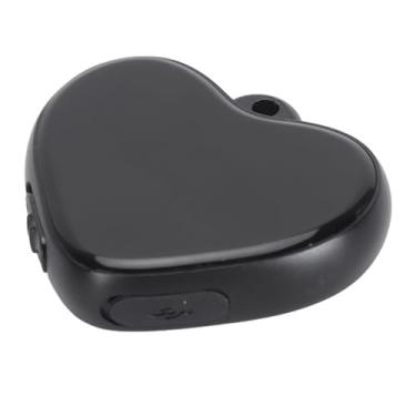 Imagem de Gravador de Voz Digital Com Pingente de Coração, Mini Gravador Ativador de Voz Com Redução de Ruído Com até 100h de Memória de Armazenamento, Dispositivos de Gravação Portáteis