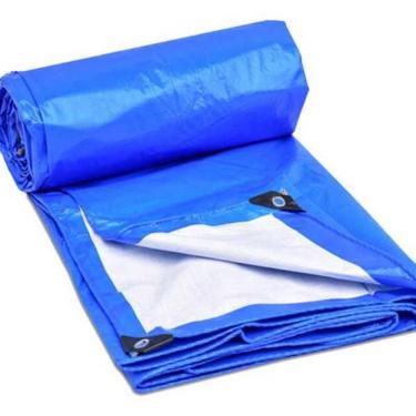 Imagem de Lona lago azul e branca 15 x 10 m 300 micra com ilhos