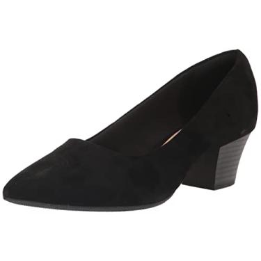 Imagem de Clarks Sapato feminino Teresa Step Pump, Camurça preta, 34