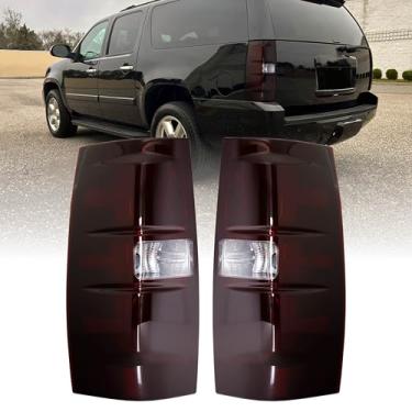 Imagem de Luz traseira suburbana USR 07-14 – Par de lâmpadas traseiras traseiras (esquerda + direita) - compatível com Chevrolet Suburban e Chevy Tahoe SUV 2007-2014 - todos os modelos (luzes traseiras