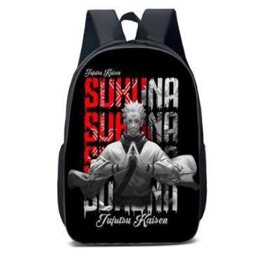 Imagem de MOCHILA ESCOLA INFANTIL JUVENIL ANIME SUKUNA JUJUTSU KAISEN-Unissex