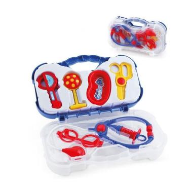 Imagem de Brinquedo Maleta Kit Médico 7 Peças - Azul - Nipon