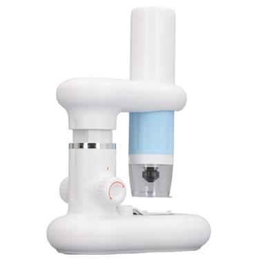 Imagem de Microscópio Sem Fio Infantil, Ampliação 50X-1000X Lupa HD Microscópio Digital Portátil WiFi Com 8 Luzes LED, 3 Ambientes de trabalho: para 6.0, IOS 8.0 e Superior