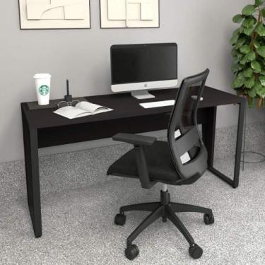 Imagem de Mesa Escrivaninha  Industrial 1,50m Pre Pés Metal F5 - F5 Office G, Pr