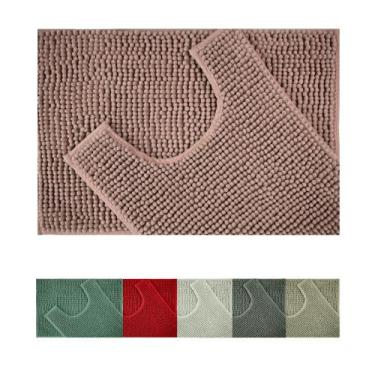 Imagem de Tapete Banheiro 2 peças Antiderrapante Lava na máquina Bolinha Várias 