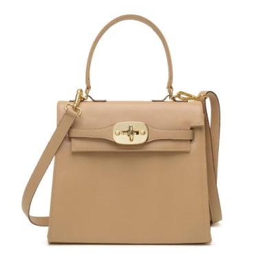 Imagem de Bolsa Feminina Mão Transversal Napa Floater Bia - Miah Flor, Palha, Ún