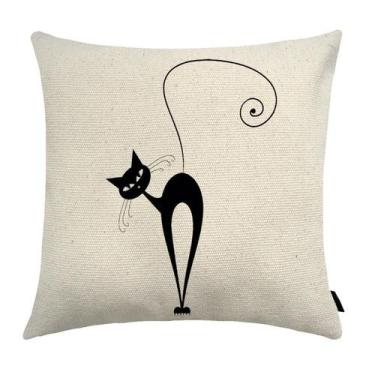 Imagem de Almofada Cat Estampada 40x40cm E5 - FASTLAR