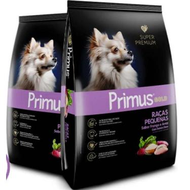 Imagem de Ração PRIMUS GOLD SUPER PREMIUN RAÇAS PEQUENAS E MINI SABOR FRANGO E A