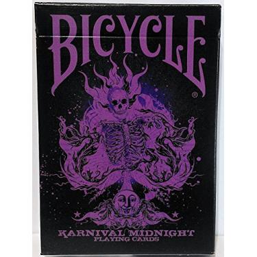 Imagem de Baralho de cartas de baralho Karnival Midnight Purple da Bicycle edição limitada