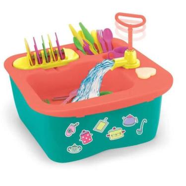 Imagem de Acqua Brink Pia Cozinha Louças Homeplay XPlast Home Play Brinquedo par