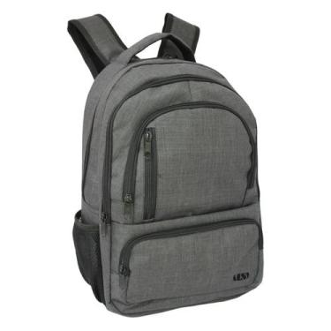 Imagem de Mochila Ls Bolsas 8 Divisões Para Notebook 15.6 Polegadas Preto Mescla