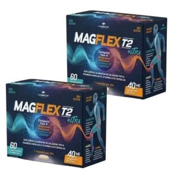 Imagem de Kit 02 Suplemento Magflex T2 Ultra 60Cps - La San Day