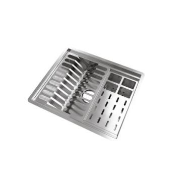 Imagem de Escorredor Calha Canal Úmido De Louça Gourmet Inox Premium   - BRsteel