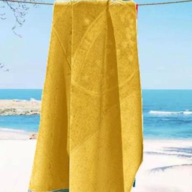 Imagem de Toalha de Banho e Praia Do Brasil Buettner Jacquard Amarela