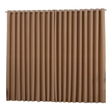 Imagem de cortina para sala quarto tecido blackout avela 6,00x2,80 - B.F CONFECÇ