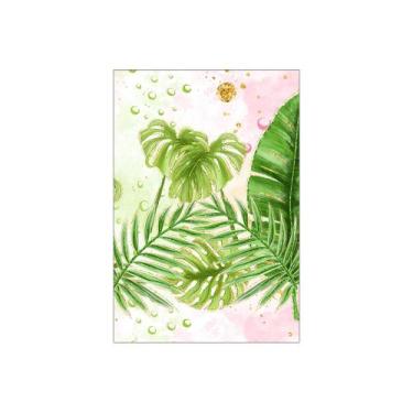 Imagem de Painel De Festa Vertical 1,50 x 2,20 -  Flamingo Tropical Rosa 009 - V