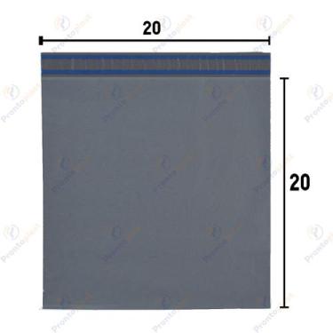 Imagem de 500 Envelope Segurança Ecológico Cinza Sedex 12x18 15x20 20x20 13x25 1