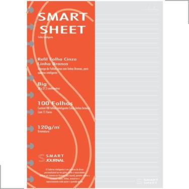 Imagem de Refil Caderno Inteligente Discos 120g 100 Fls Pauta Branca G - Best