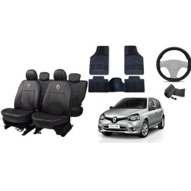 Imagem de Conjunto de Capas para Clio 12-18: Tapete e Volante de Qualidade - aer
