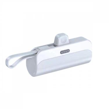 Imagem de Mini Carregador Portátil Powe Baa5000 mAh c 02 Saídas TIPO-C / Lightni