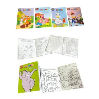 Imagem de Ki10un Mini Livros Infantis Histórias/ Colorir-Todolivro - Blook
