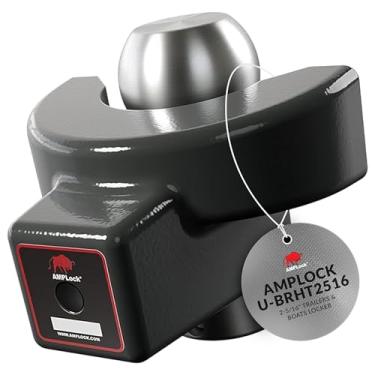 Imagem de AMPLOCK U-BRHT2516 Trava de acoplador de reboque (serve para acoplador específico de 2 5/40.6 cm)