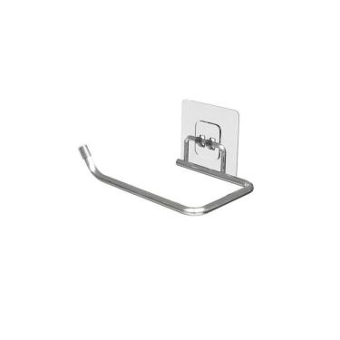 Imagem de Porta Papel Higiênico Banheiro Com Adesivo - Stolf Cromado