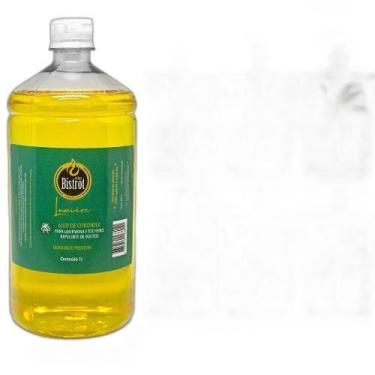 Imagem de Kit 6 Lamparinas Decorativas Florestal + 1L De Citronela - Velas bistr