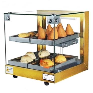 Imagem de BD4 - Estufa Beta para salgados 4 bandejas Dupla Dourada - 127V - Omeg