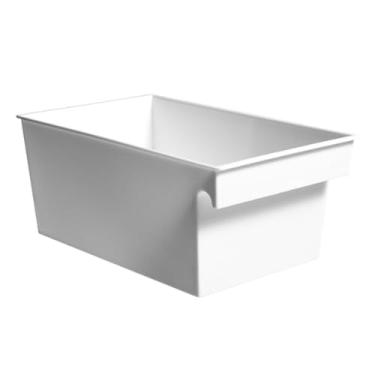 Imagem de SiaBiced Organizador de despensa simples de gabinete de armazenamento de alimentos com alça para berçário quarto de sala de jogos de armário de sala de aula, L