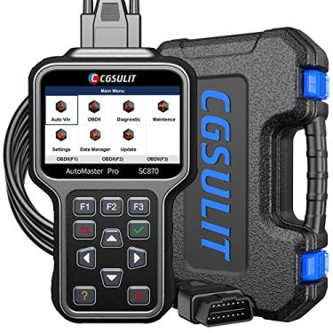 Imagem de OBD2 Scanner de diagnóstico CGSULIT SC870, ferramenta de verificação de diagnóstico de todos os sistemas, verificação do motor de transmissão de airbag ABS SRS, TPMS ESP, leitor de código de carro com