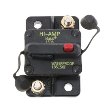 Imagem de Bussmann BP/CB185-150 Disjuntor à prova d'água de alta ampere, montagem nivelada tipo III (3) (150 Amp), 1 pacote