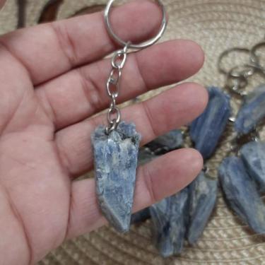 Imagem de Chaveiro Pedra natural Cianita Azul - Paz Interior Store