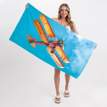 Imagem de Toalha de Praia - Demonstração Aeromodelismo - Texmil