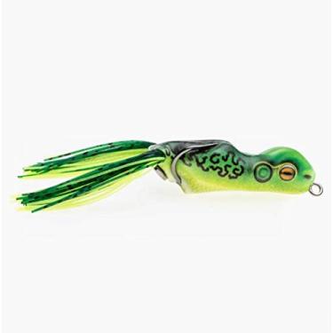 Imagem de Scum Frog Pintado Trophy Série Topwater Bass Fishing Isca de sapo corporal vazada com ganchos sem erva, Bullfrog, 17 g