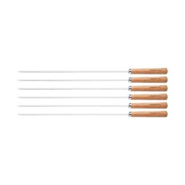 Imagem de Jogo de Espetos Inox 50 cm 6 Peças - Tramontina