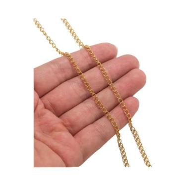 Imagem de Corrente Frisada De Aço Inoxidável De 2 Metros Para Colar DIY Pulseira