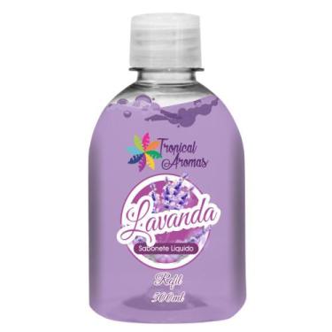 Imagem de Sabonete Líquido P/ Mãos Refil 500ml Aroma Lavanda Tropical - TROPICAL
