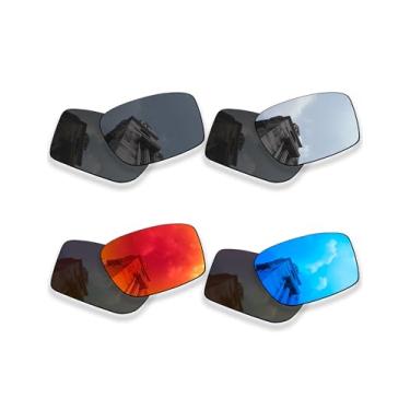 Imagem de Betterun 4 pares de lentes polarizadas de substituição para óculos de sol Ray-Ban Justin RB4165 54 mm, antiarranhões e resistentes a impactos