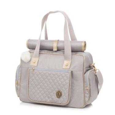 Imagem de Bolsa Maternidade Lequiqui Atlanta Grande - Cinza