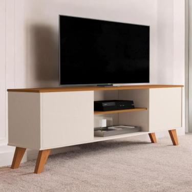 Imagem de Rack TVs 60 Polegadas Monte Argentino Off White Cedro - CASA H