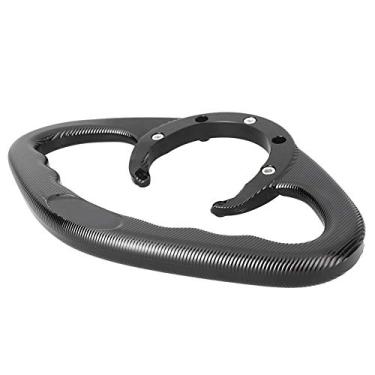 Imagem de Luckmart Alumínio Traseiro Passageiro Alça de Gás Alça de Pegada Barra de Alça 7 furos Compatível com Suzuki GSXR750 GS500E GSXR600 GSXR1100 GSXR1000 TL1000R SV650S RF600R RF900RLuckmart 29.0x20.0x7.0CM preto 14LC026