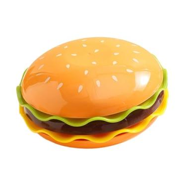 Imagem de Bothyi Conjunto de pratos e tigelas Conjunto de pratos de hambúrguer de de sobremesa reutilizáveis ​​Combinação de jantar Talheres de mesa para festa em, 5 Camadas