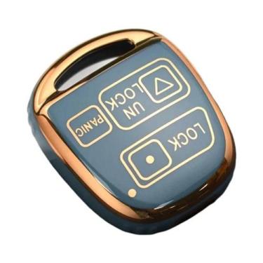 Imagem de Capa De Chave De Carro Toyota Shell Fob Case 2 3 Botões TPU Para Yaris