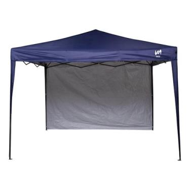 Imagem de Gazebo Articulado 3x3 Aluminizado Praia E Campo 1 Parede em Lona - Ten