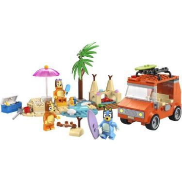 Imagem de LEGO Bluey - Viagem de carro em família e praia de Bluey