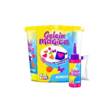 Imagem de Kit Balde Divertido de Geleia Magica 4 Cores Premium - Acrilex